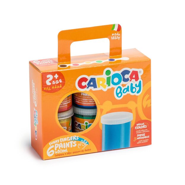 Carioca - Baby 6 Fingerpaints (809431)