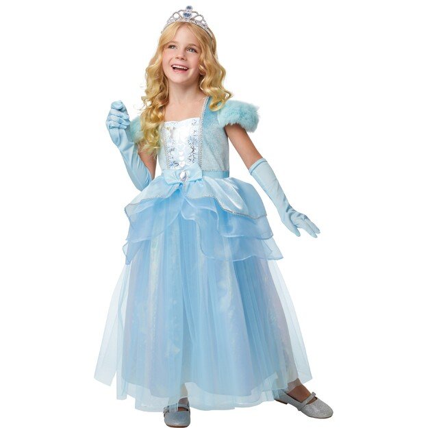 Rubies - Deluxe Dress - Blue Princess (128 cm)