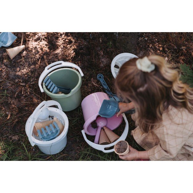 Dantoy - Bucket set w. Ice cream cones - Pink (4801)