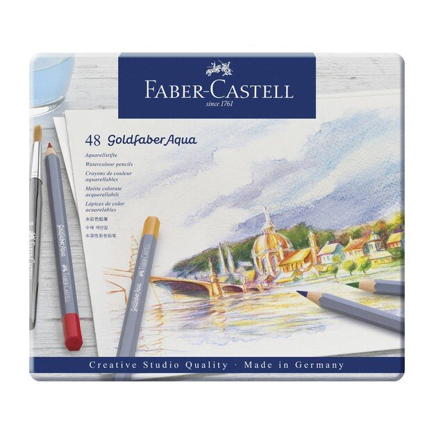 Faber-Castell - Goldfaber akvarel tin, 48 pc (114648)