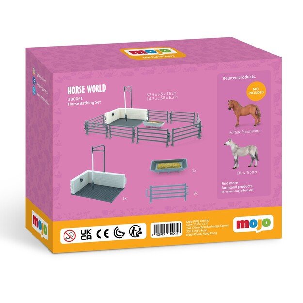 Mojo - Horse bath set - Farm life, 10 pieces (MJ-380061)