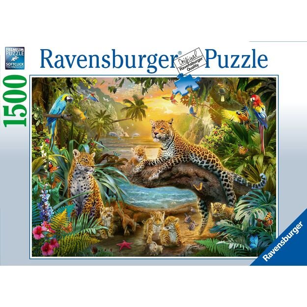 Ravensburger - Leopard Family In The Jungle 1500p - 17435