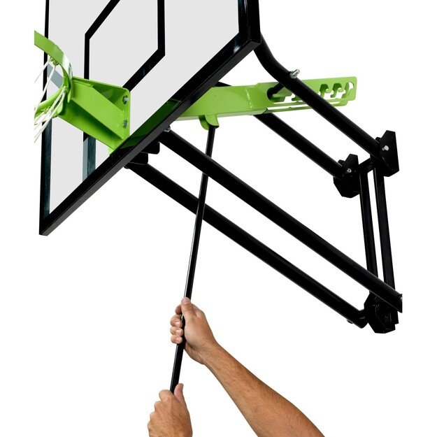 EXIT - Galaxy wall-mounted basketball backboard - green/black (46.01.10.00)