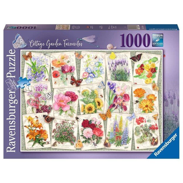 Ravensburger - Garden Flowers 1000p - (10217485)