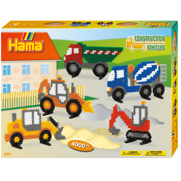 Hama Beads - Midi - Giftbox - Construction Vehicles (3143)