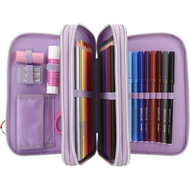 TOPModel - Triple Pencil Case with applied smart phone JOY ( 0412842 )