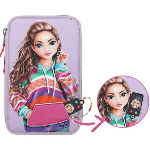 TOPModel - Triple Pencil Case with applied smart phone JOY ( 0412842 )