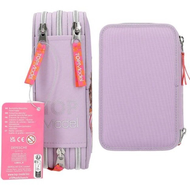 TOPModel - Triple Pencil Case with applied smart phone JOY ( 0412842 )