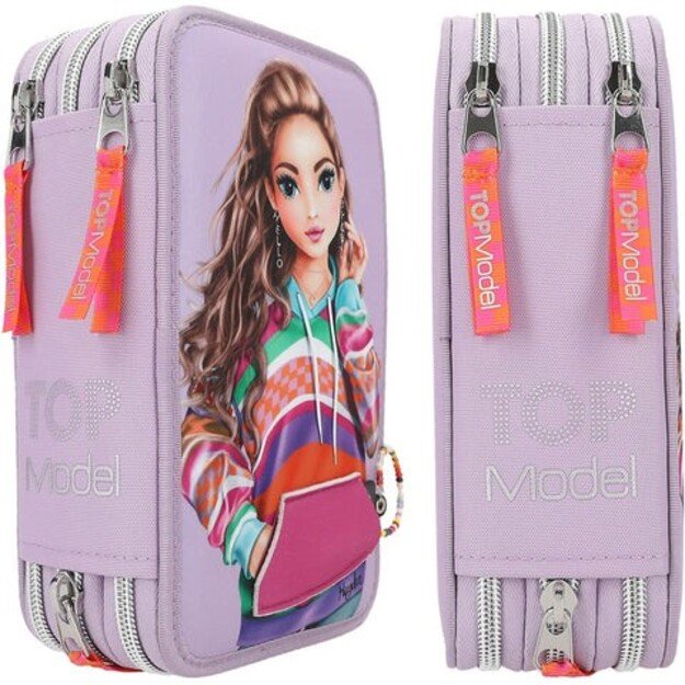 TOPModel - Triple Pencil Case with applied smart phone JOY ( 0412842 )