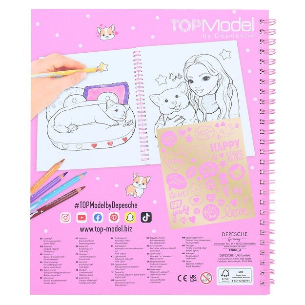 TOPModel - Colouring Book CORGI (0412083)