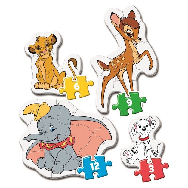 Clementoni - My first puzzle 3-6-9-12 pcs - Disney Classic (20806)