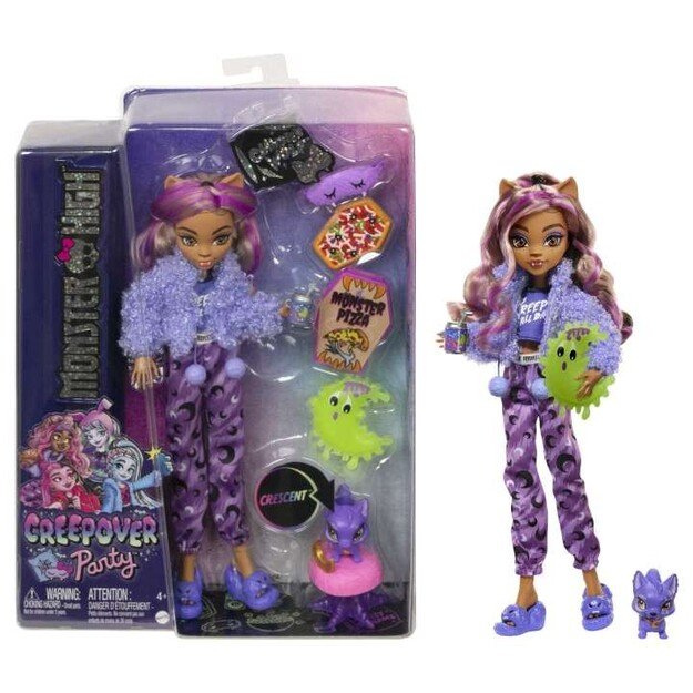 Monster High - Creepover Doll - Clawdeen (HKY67)