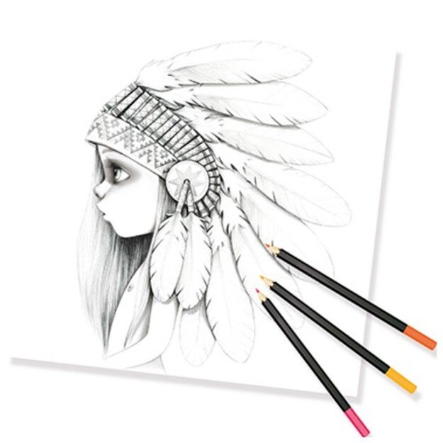 Avenu Mandarine - Emmanuelle Colin - Colouring book Wild 2