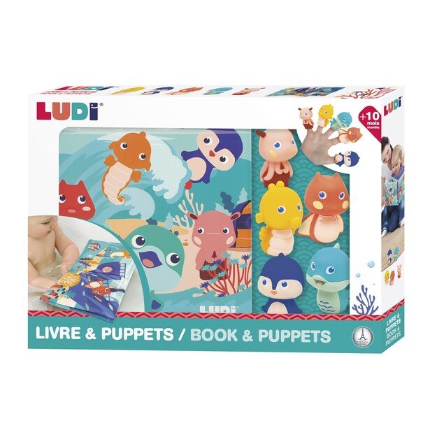 Ludi - Bath book and Finger figures  - (LU40018)