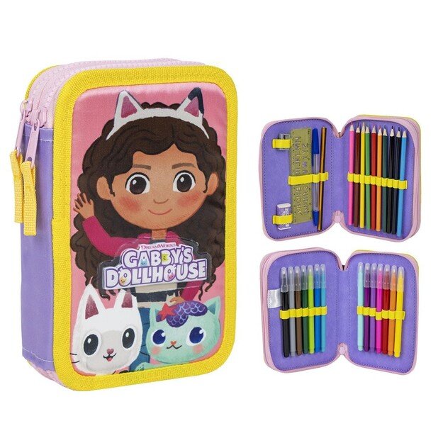 Cerda - Pencil Case With Accessories - Gabby´s Dollhouse (2700001138)