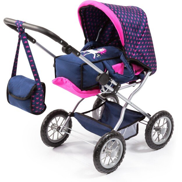 Bayer - Dolls Pram Combi Set - Grande  - Navy (15054AB)