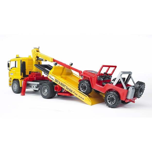 Bruder - Man TGA Breakdowntruck with Cross Country Vehicle (02750)