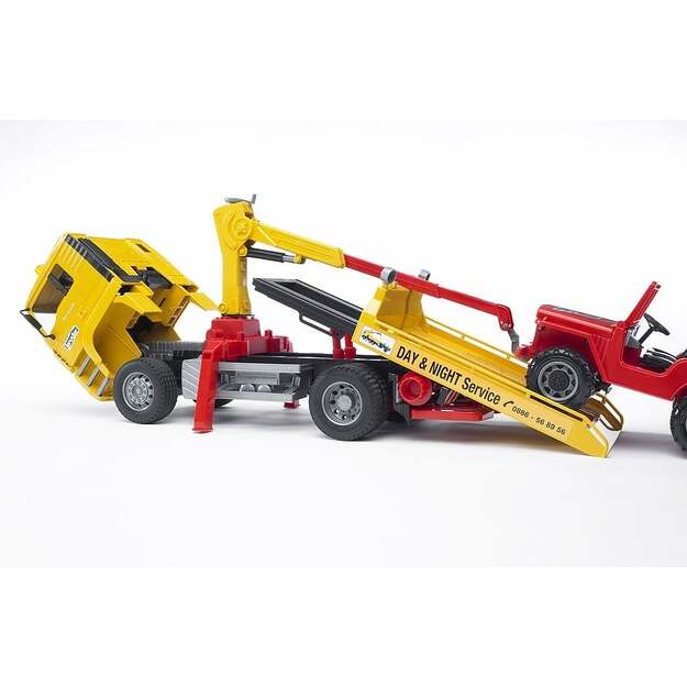 Bruder - Man TGA Breakdowntruck with Cross Country Vehicle (02750)