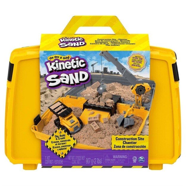 Kinetic Sand - Construction Folding Sandbox (6055877)