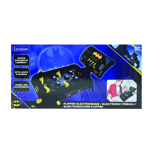 Lexibook - Batman Electronic Pinball with lights & sounds (JG610BAT)