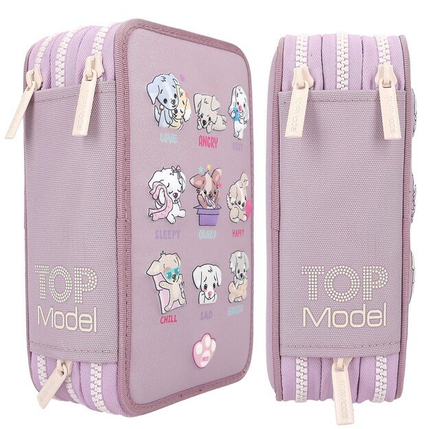 TOPModel Triple Pencil Case LED Dog Mood barometer ( 0412843 )