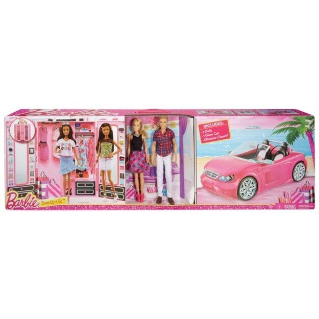 Barbie - Doll, Convertible and Closet (GVK05)