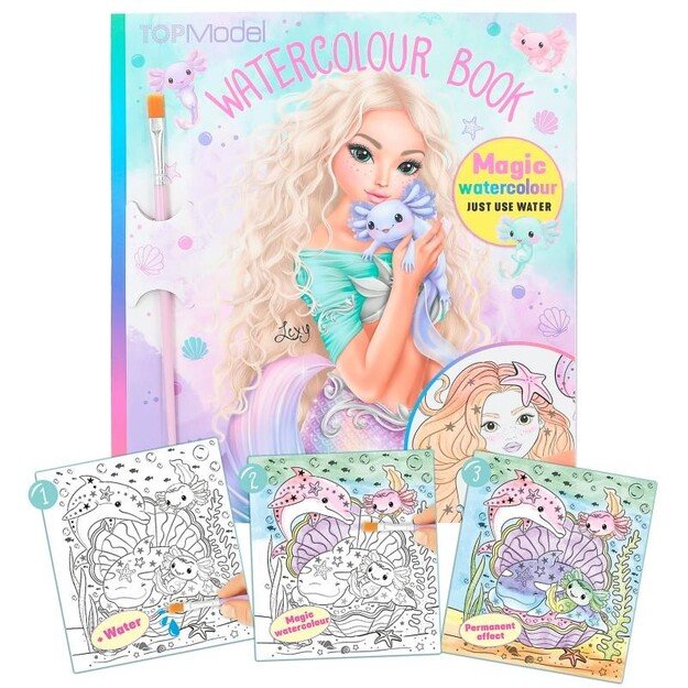 TOPModel - Watercolour Book MERMAID - (412414)