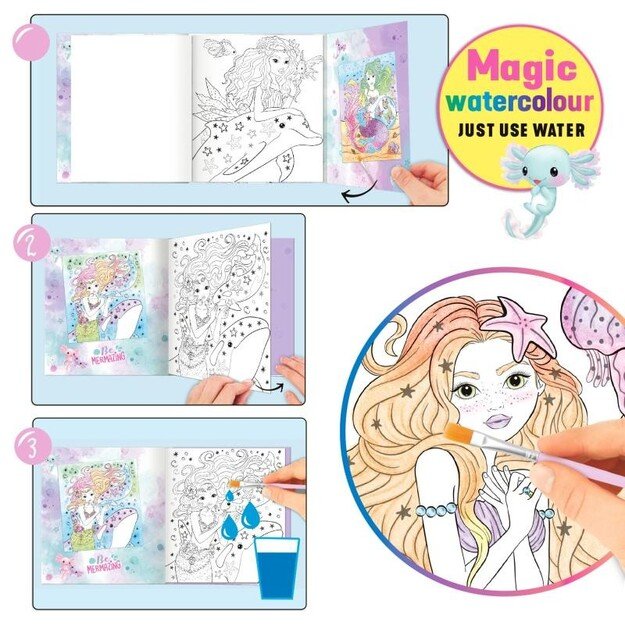 TOPModel - Watercolour Book MERMAID - (412414)