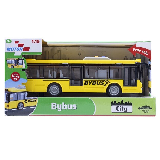 Motor City - Bus w. light & sound (28.5 cm) ( I-1603003 )