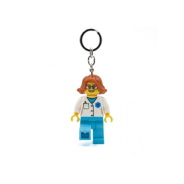 LEGO - Keychain w/LED - Female Doctor (4006036-LGL-KE185H)