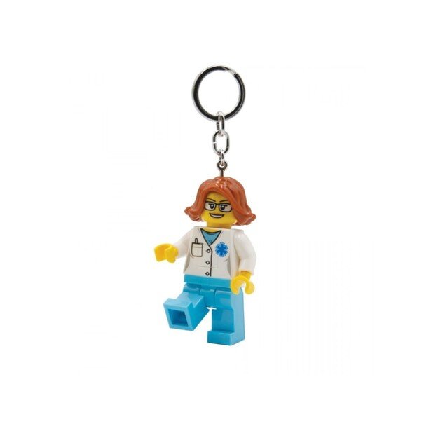 LEGO - Keychain w/LED - Female Doctor (4006036-LGL-KE185H)