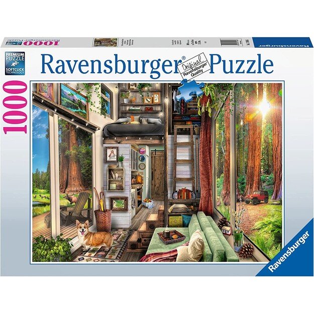 Ravensburger - Redwood Forest Tiny House 1000p - (10217496)