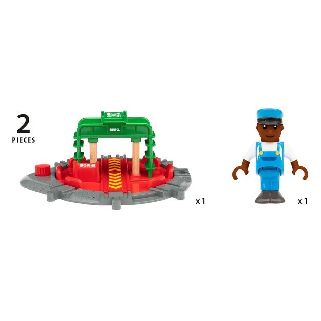 BRIO - Turntable and Figure (33476)