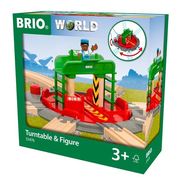 BRIO - Turntable and Figure (33476)