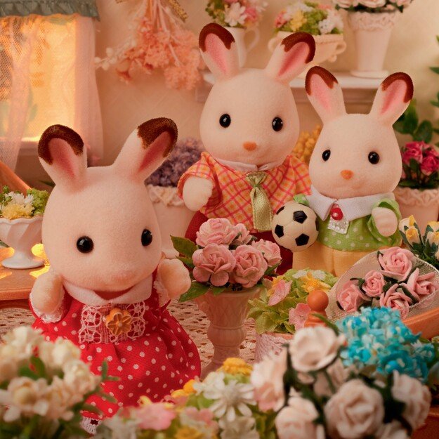 Sylvanian Families - Chocolate Rabbit Family (5655)