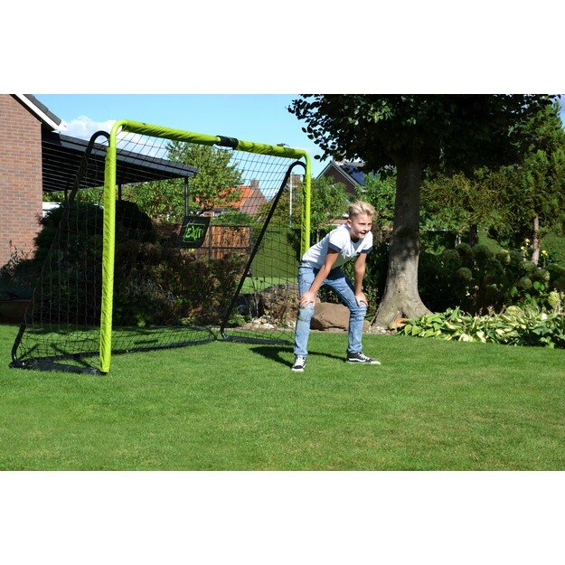 EXIT - Tempo Steel Football Goal 240x160cm - Green/Black (41.20.24.00)