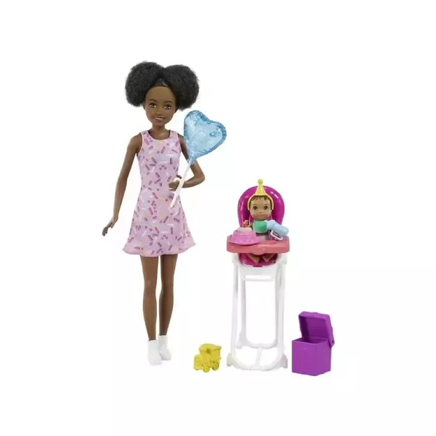 Barbie - Skipper Babysitters Doll and Playset - Feeding Chair 2 (GRP41)