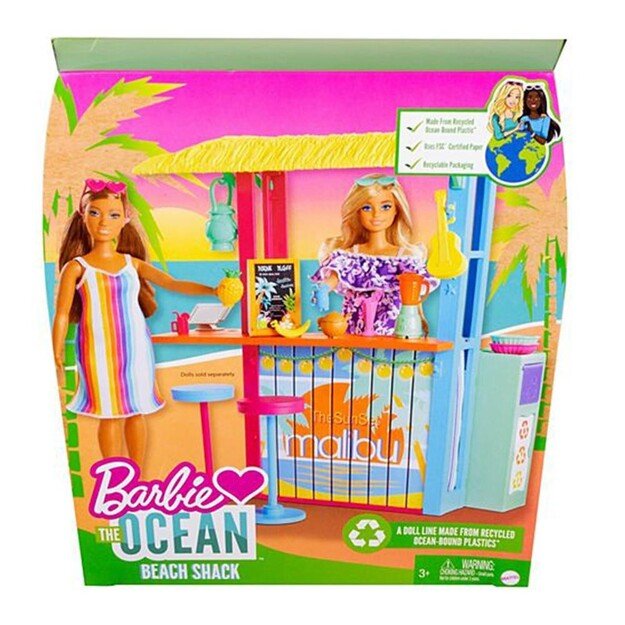 Barbie - The Ocean Beach Shack Playset (GYG23)