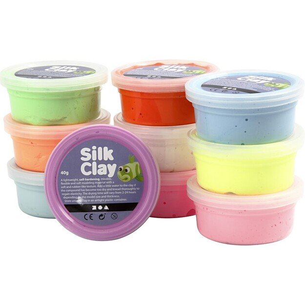 Silk Clay - Basic Colours (10 x 40 g) (79146)