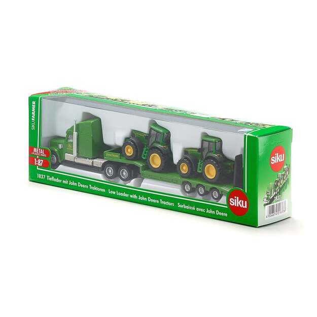 Siku - Low Loader with John Deere Tractors 1:87 (1837)