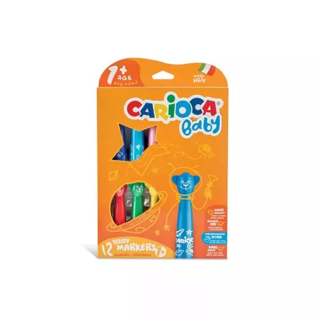 Carioca - Marker w/baby handle (12pcs) (809410)