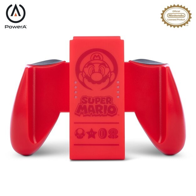 PowerA JOY-CON Comfort Grip - Super Mario Red /Nintendo Switch