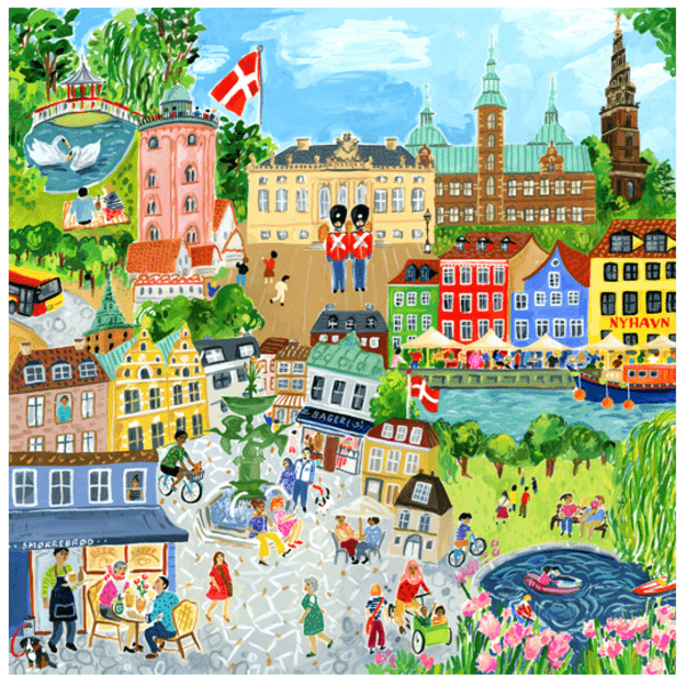 eeBoo - Puzzle - Copenhagen, 1000 pc (EPZTCOP)