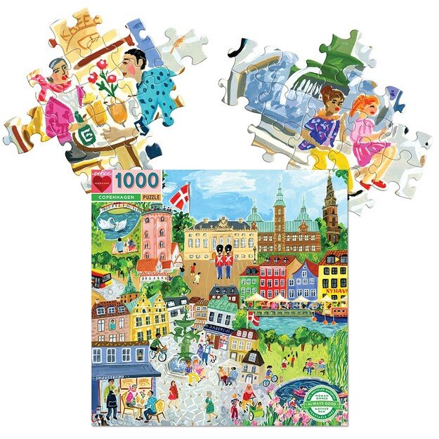 eeBoo - Puzzle - Copenhagen, 1000 pc (EPZTCOP)