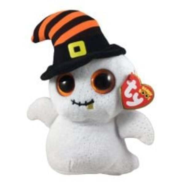 Ty Plush - Beanie Boos Halloween Collection - Nightcap The White Gost (Regular) (TY37296)