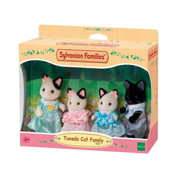 Sylvanian Families - Tuxedo Cat Family (5181)