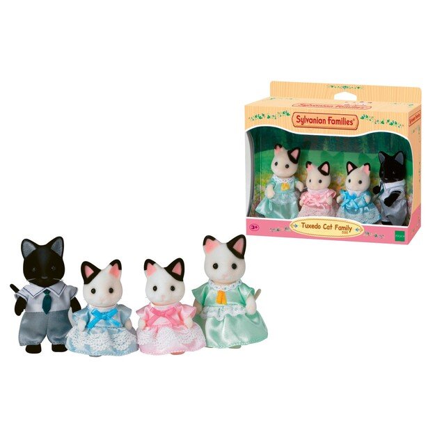 Sylvanian Families - Tuxedo Cat Family (5181)