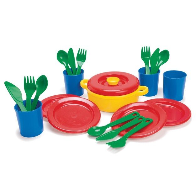 Dantoy - Dinner set in net (4381)