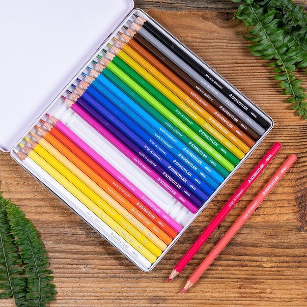 Staedtler - Watercolor colored pencil, 24 pcs (14610C M24)