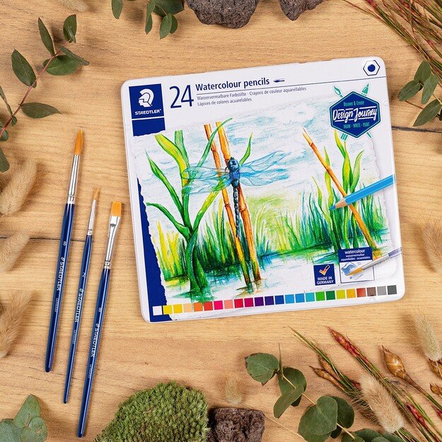 Staedtler - Watercolor colored pencil, 24 pcs (14610C M24)